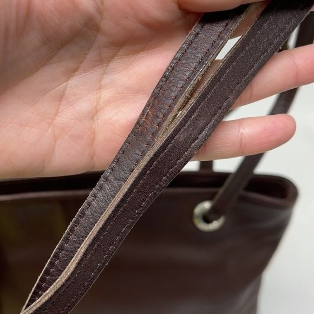 Coach Brown Leather Shoulder Bag - Picture 8 of 14